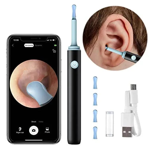 Smart Visual Ear Wax Removal Tool – Wireless Otoscope Camera Kit
