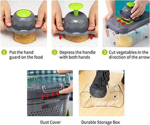 22-in-1 Vegetable Chopper Slicer Set - Image 6