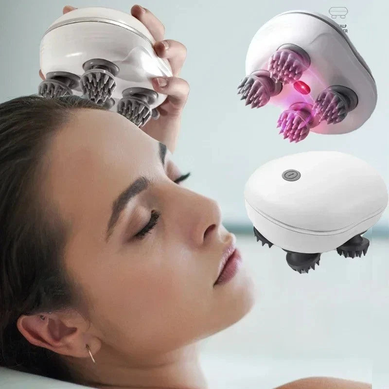 Electric Body & Scalp Massager – Deep Tissue Vibration for Neck, Shoulders, Arms, Legs & Back