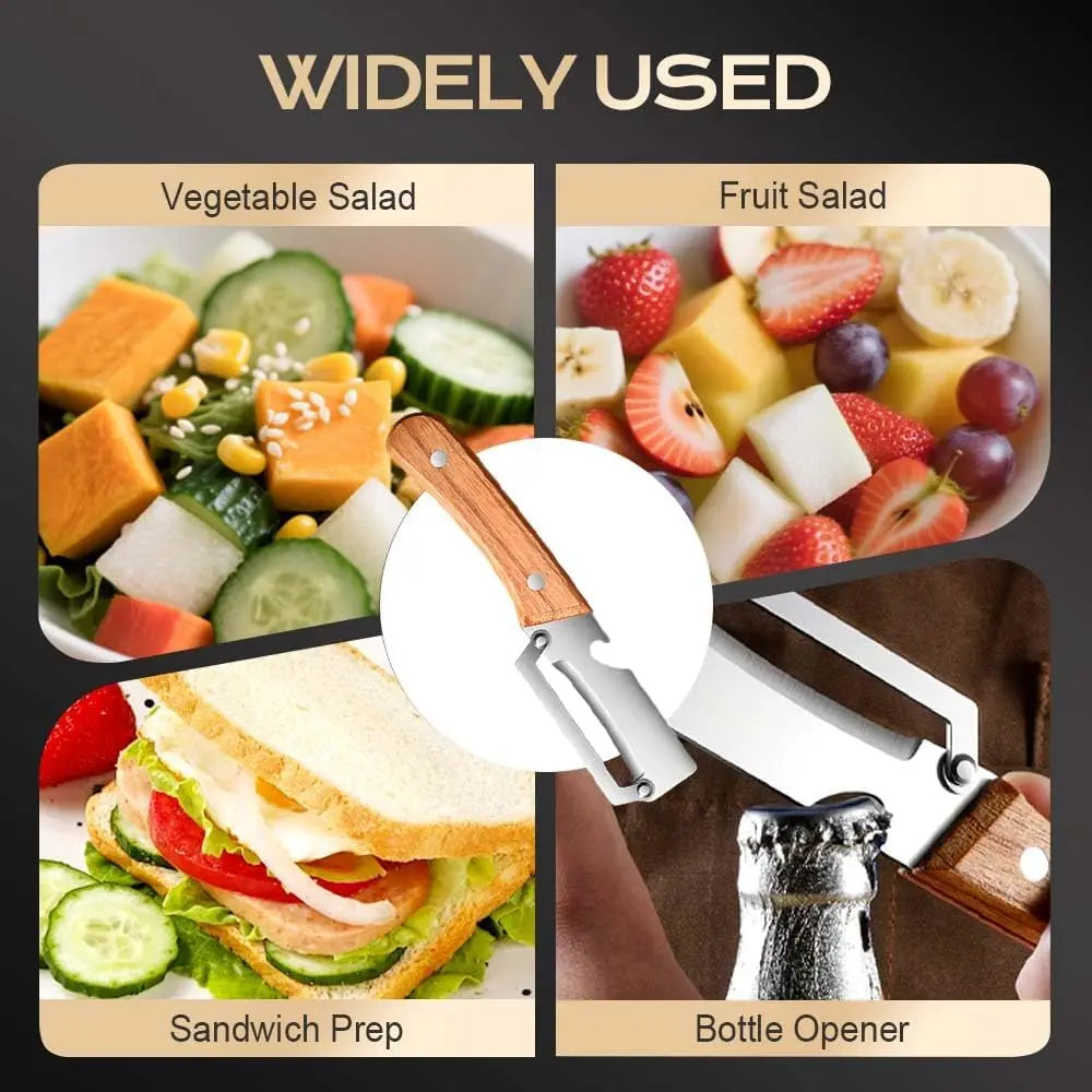 Multifunctional Ultra-Sharp Vegetable Peeler & Cutter