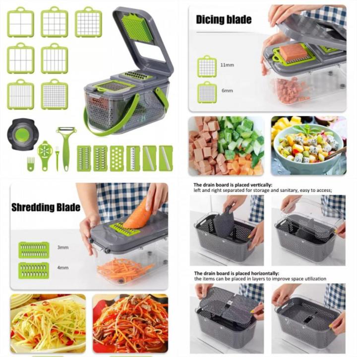 22-in-1 Vegetable Chopper Slicer Set - Image 1