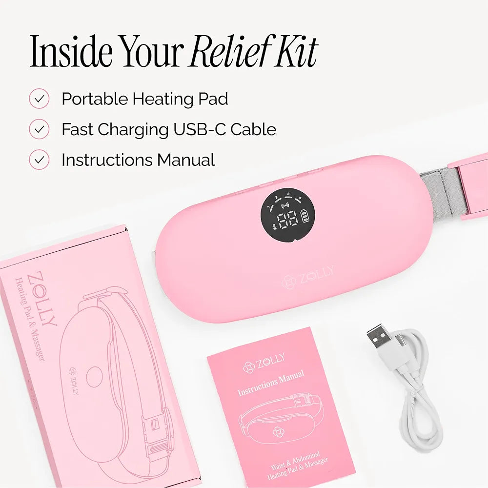 Portable Heating Pad for Period Cramps Relief
