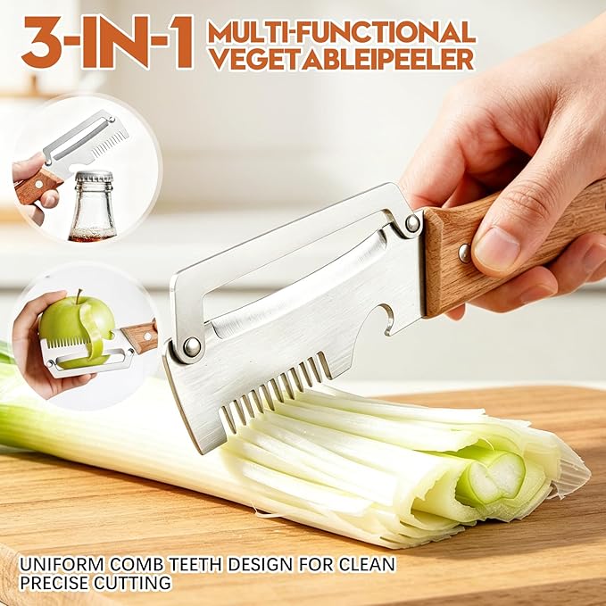 Multifunctional Ultra-Sharp Vegetable Peeler & Cutter