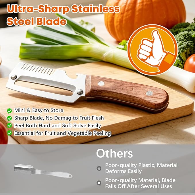 Multifunctional Ultra-Sharp Vegetable Peeler & Cutter