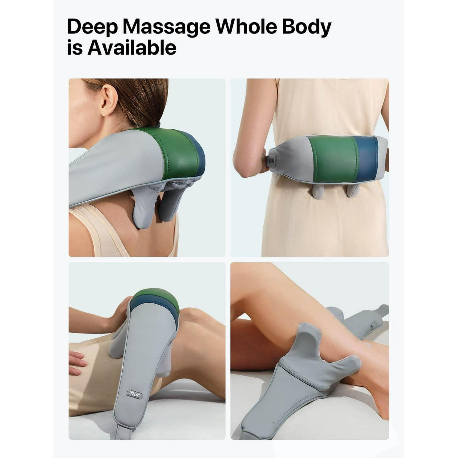 Neck Massager with Heat Wireless Shiatsu 4D