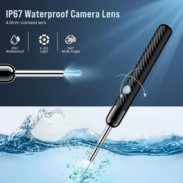 Smart Visual Ear Wax Removal Tool – Wireless Otoscope Camera Kit