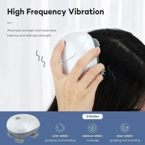 Electric Body & Scalp Massager – Deep Tissue Vibration for Neck, Shoulders, Arms, Legs & Back